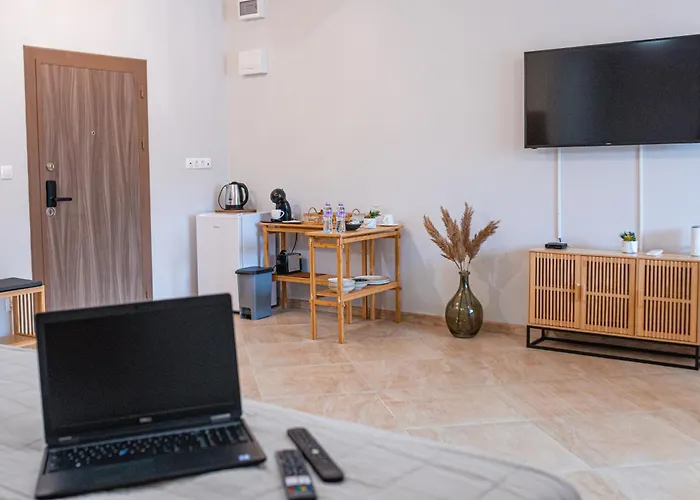 дизайнерско студио в модерна сграда -молимаркс делукс студио Апартаменты Бургас